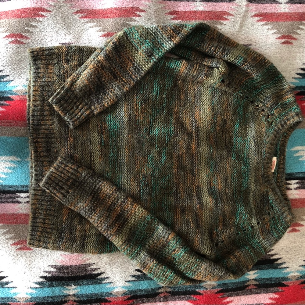 Green mixed color Mossimo Swater
